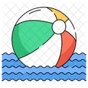 Beach Ball Summer Beach Icon