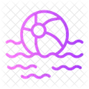 Beach Ball Vacation Icon
