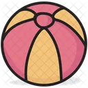 Beach Ball Sports Equipment Outdoor Game Icon