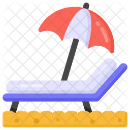 Beach Bed  Icon