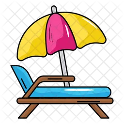 Beach Bed  Icon