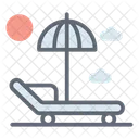 Beach Bed  Icon
