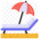 Beach Bed  Icon