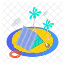 Beach cabin  Icon