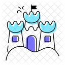 Beach Castle Sand Castle Sand Fort Icon
