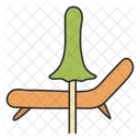Beach Chair Seat Relax Icon