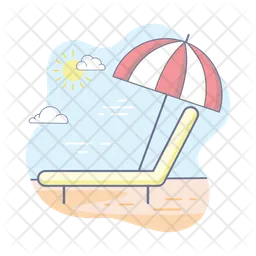 Beach Chair  Icon