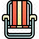Beach Chair Chair Seat Icon