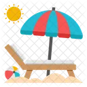 Beach chair  Icon