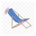 Beach Chair Vector Icon