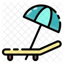 Bench Chair Umbrella Icon