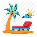 Beach Chaise  Icon