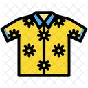 Beach Clothes Hawaiian Shirt Garment Icon