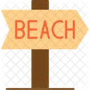 Beach Direction Beach Direction Icon