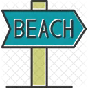 Beach direction  Icône