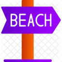 Beach direction  Icône