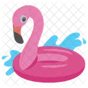 Beach flamingo  Icon