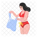 Beach girl  Icon