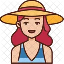Beach Girl  Icon