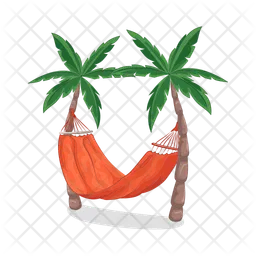 Beach hammock  Icon