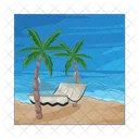 Beach hammock  Icon