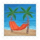 Beach hammock  Icon