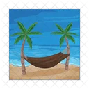 Beach hammock  Icon