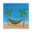 Beach hammock  Icon