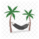 Beach hammock  Icon