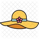 Beach Hat Sun Hat Summer Hat Icon