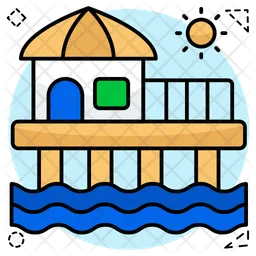 Beach home  Icon