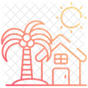 Beach Home Beach House Beach Villa Icon