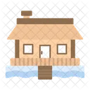 Beach Resort House Icon
