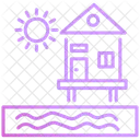 Beach House Beach Resort Icon