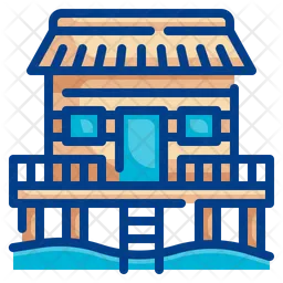 Beach Hut  Icon