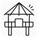 Beach Hut Cabin Residence Icon