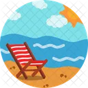 Beach Sand Ocean Icon