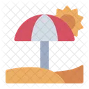 Beach Scene Summer Icon