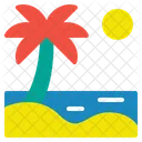 Summer Beach Tropical Icon