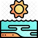 Beach Sun Sea Icon