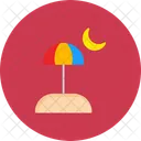 Beach Beach Sand Landform Icon