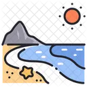 Beach And Sun Beach Summer Icon