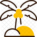 Beach Coconut Coconut Tree Icon