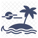 Beach Island Destination Icon