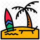Beach Holiday Vacation Icon