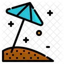 Umbrella Summer Beach Icon