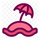 Summer Beach Seaside Waterside Icon