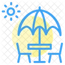 Beach Summer Beach Umbrella Icon