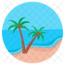 Resort Beach Tropical Place Icon