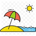 Beach Summer Sea Icon